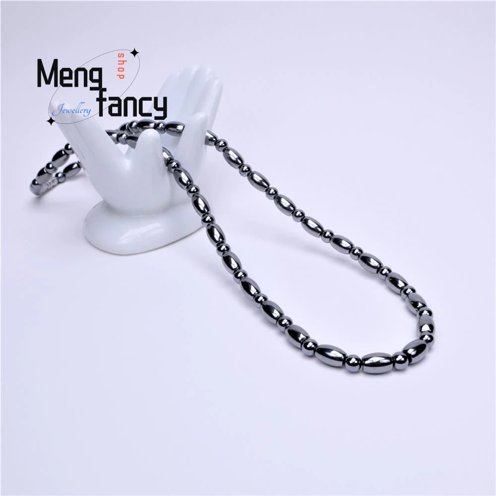 Ожерелье из натурального энергетического камня Terahertz модные аксессуары сделай