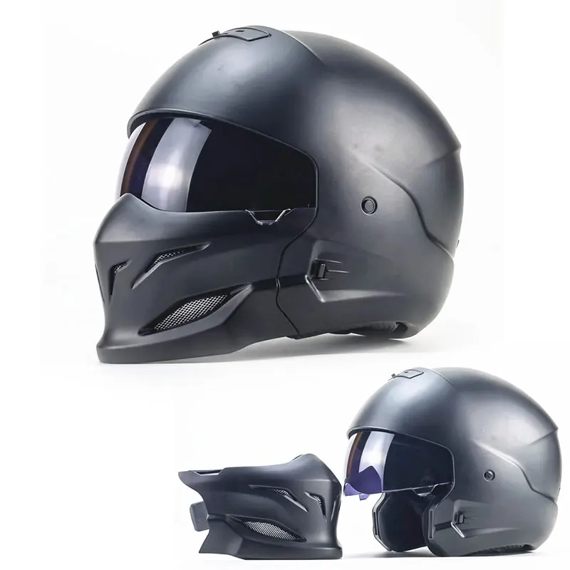 Retro Motorcycle Scorpion Helmet Nitrinos Kask Vintage Combination Helmet Capacete De Moto Cruiser Casco Moto Casque Moto 368 enlarge