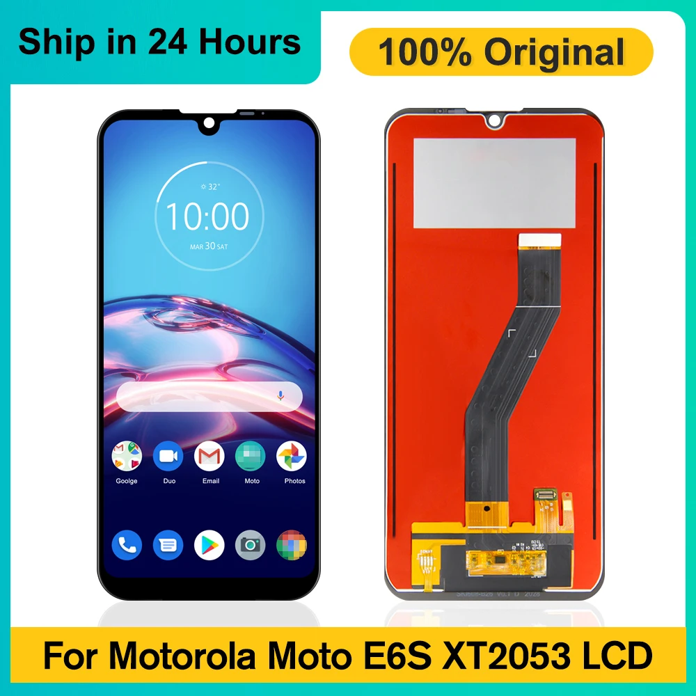 Дисплей 6 1 дюйма E6S для Motorola Moto E6s ЖК-дисплей сенсорный экран дигитайзер в сборе