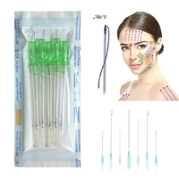 new disposable 20 pcs best selling fox eye thread cog 3d 4d 6d l blunt 21g60mm suture pdo eyebrow lifting