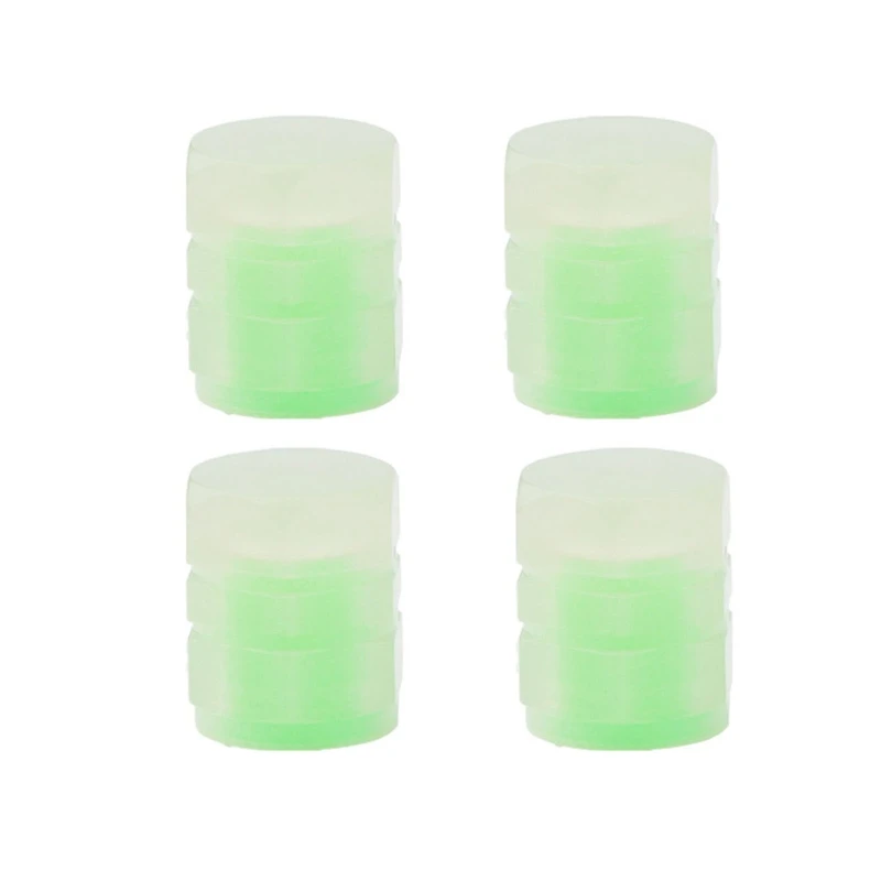 

4Pcs Luminous Wheel Tire Valve Stem Cap Dust Cover for Car Truck Bike Motorcycle Wheel Tire Accessories T21E