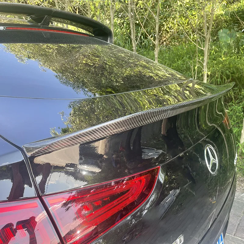 Фото Подходит для Mercedes-Benz CLE350 CLE450 CLE53, высококачественный сухой спойлер задней багажника из углеродного волокна. №2