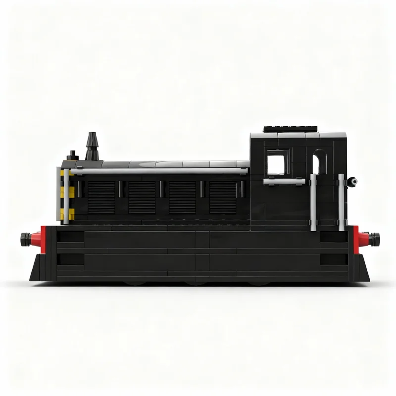 Фото 390 деталей MOC Mavis The Quarry Diesel BR Class Shunter Train: Модель-конструктор, архитектурные блоки, рождественский подарок, DIY-сборка №4