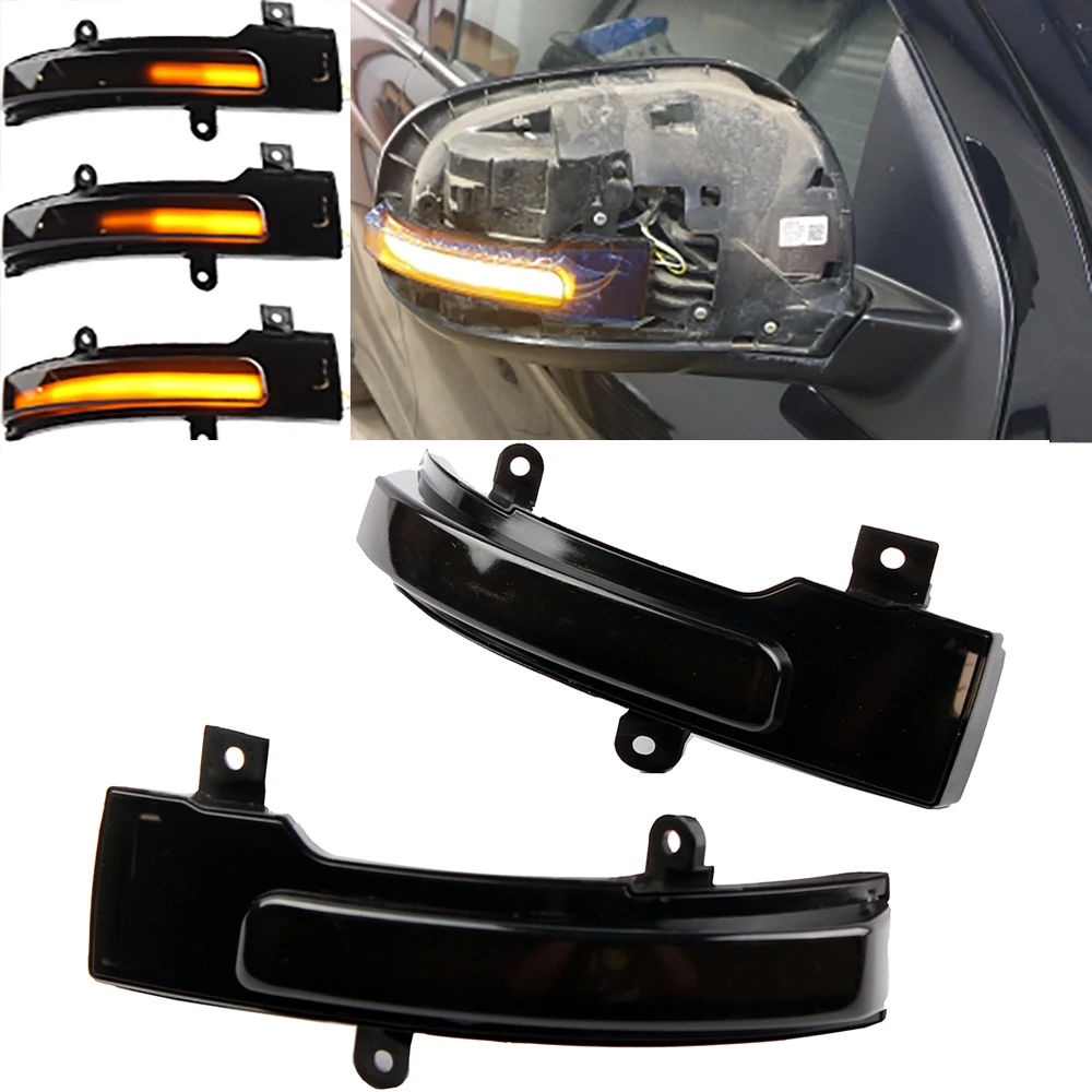 

2X для Mitsubishi Outlander 2013-2020 Lancer 2016 OEM 8351A135 светодиодный динамический сигнал поворота с боковым крылом, индикатор зеркала заднего вида