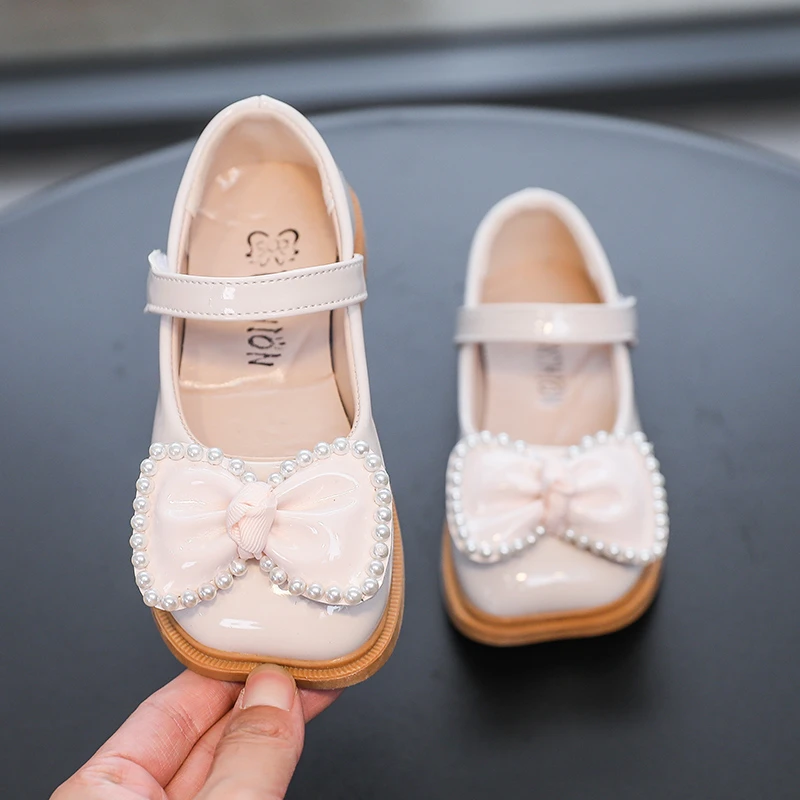 Туфли детские из лакированной кожи с квадратным носком 26-36 дюймов |