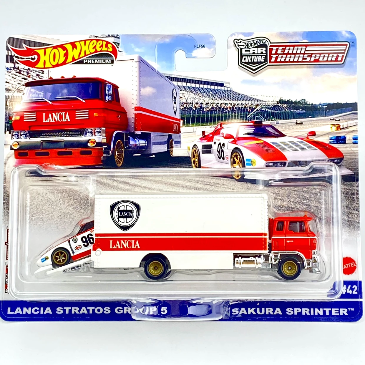 Hot Wheels Team Transport Cars LANCIA STRATOS GROUP 5 &amp SAKURA SPRINTER коллекция металлических литых моделей