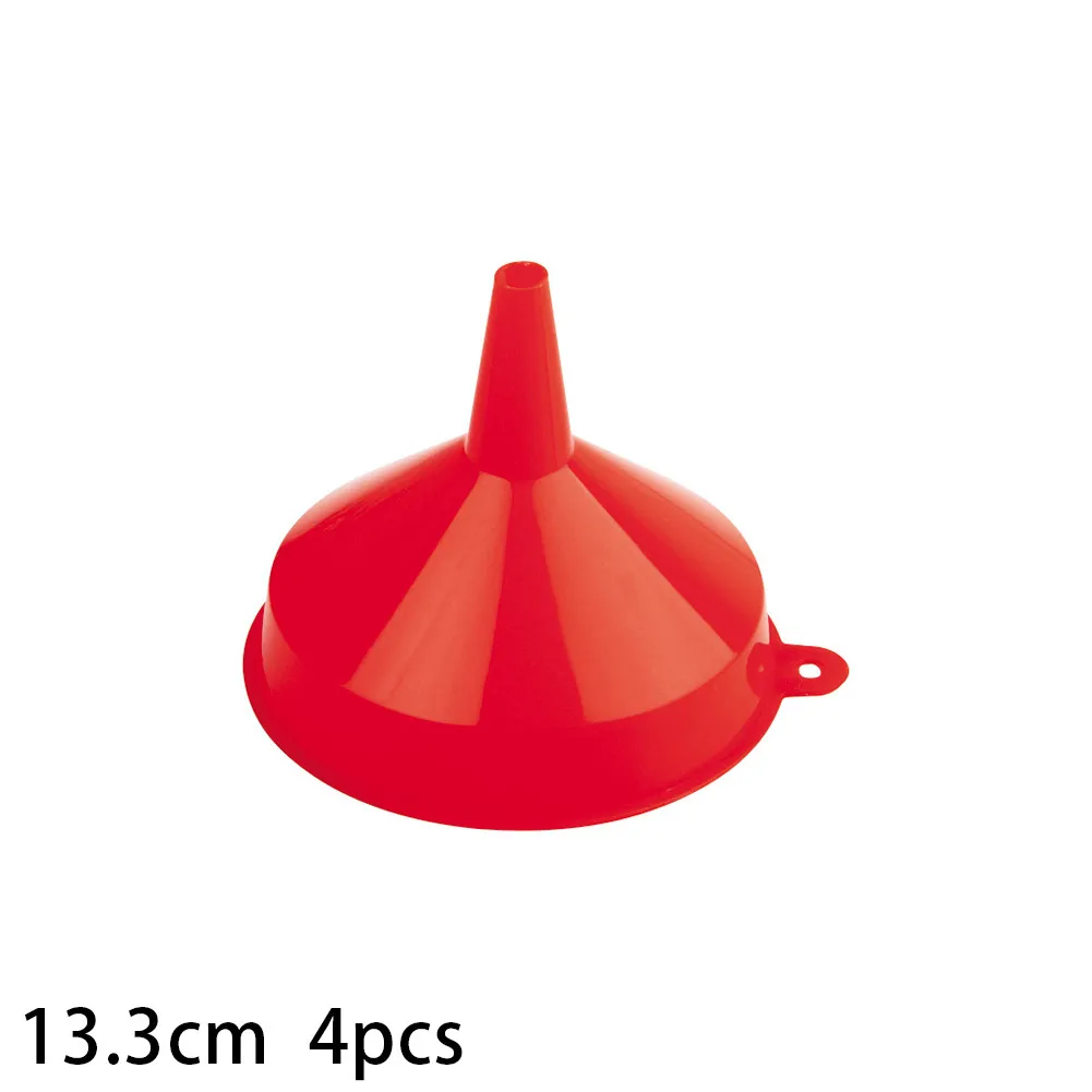 

4 X Oil Transferring Funnel Practical Hopper Liquid Transferring Funnel Household Kitchen Soy Sauce Edible Oil Filling Funnel