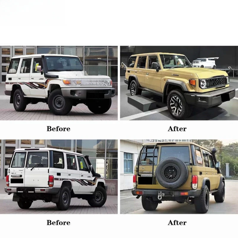 Фото Комплект для рестайлинга кузова (бодикит) для Toyota Land Cruiser 70 серии (1984-2023) — обновление до моделей 2024 года (LC76, FJ76, LC79, FJ70, FJ75, 70, LC78, LC71) №3