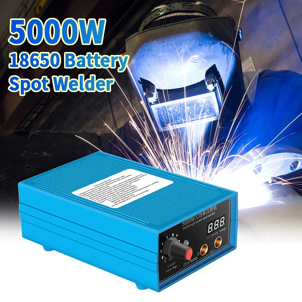 

Точечный сварочный аппарат мощностью 5000 Вт Портативный точечный сварочный аппарат 0-18650 а регулируемые сварочные аппараты для батареи