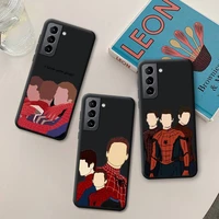 spider man no way home marvel phone case silicone soft for samsung galaxy s21 ultra s20 fe m11 s8 s9 plus s10 5g lite 2020