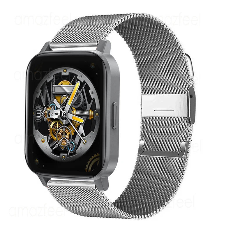 

Металлический браслет для смарт-часов Realme Dizo Watch 2, аксессуары для смарт-часов, ремешок из нержавеющей стали для наручных часов Realme Watch 2/2 Pro, 20 ...