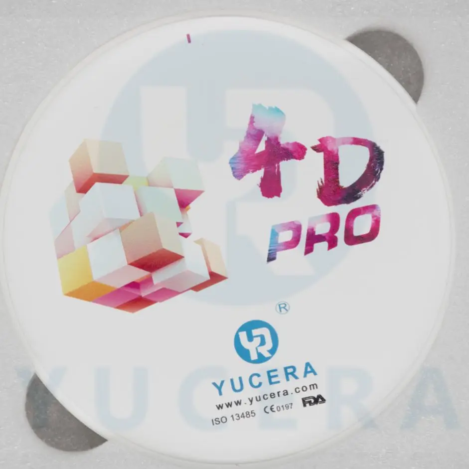 Yucera 4D Pro Teeth Making Material Dental Zirconia Disc