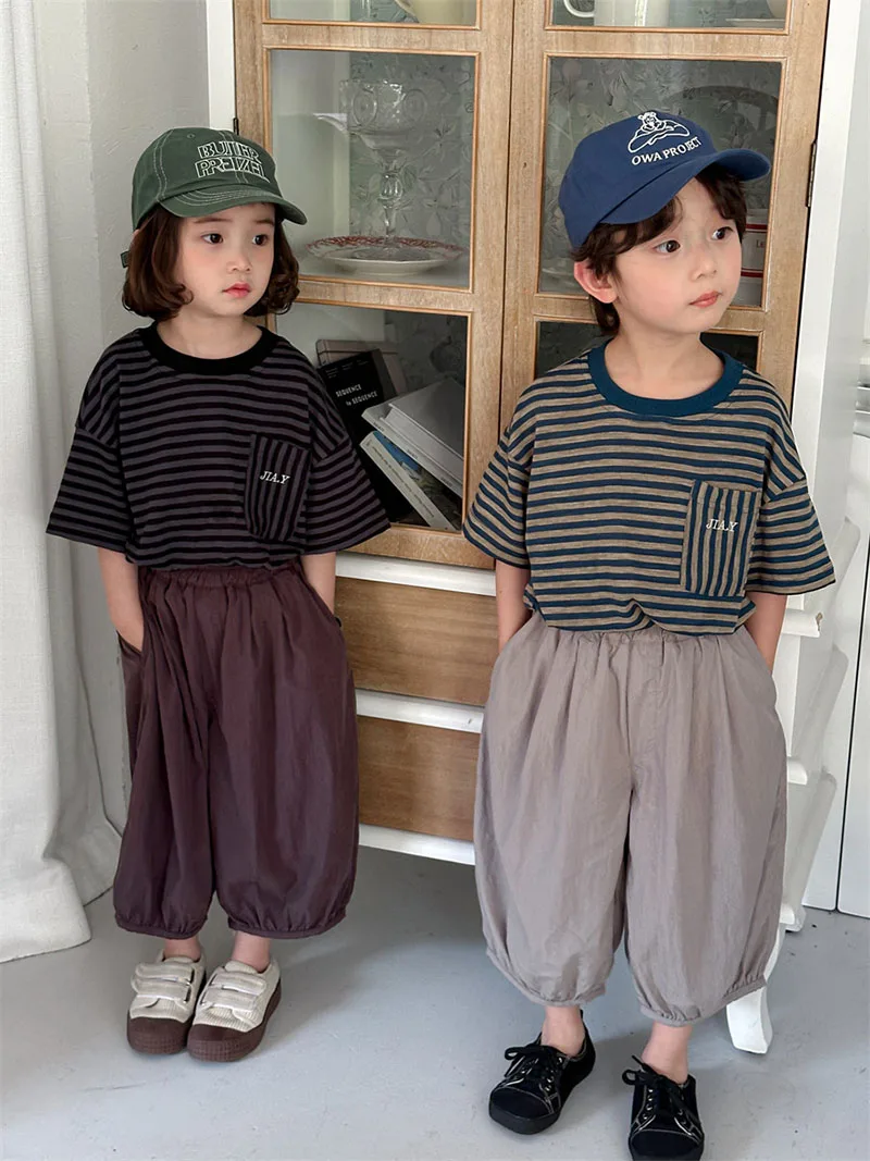 Летние детские штаны MILANCEL для мальчиков 1-7 лет