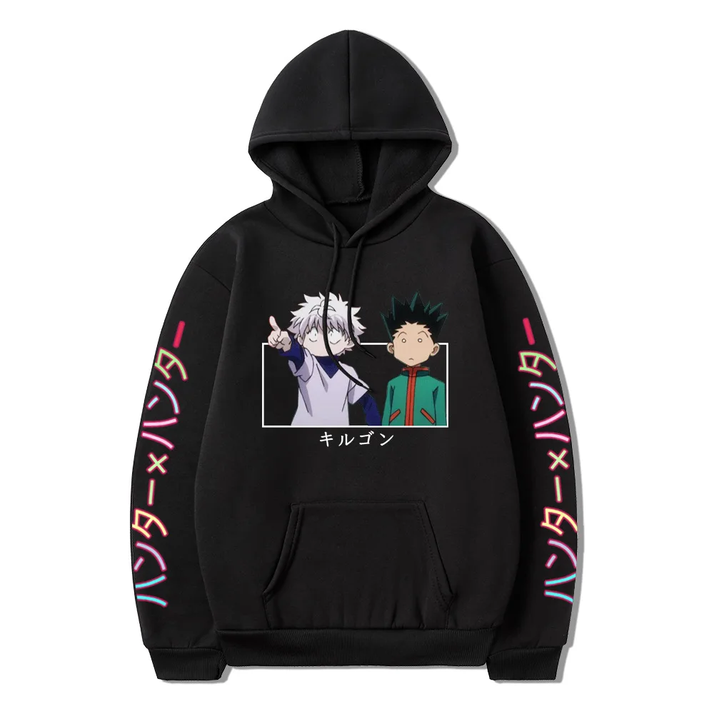 

Sweatshirt Hunter×Hunter Hoodie Japanese Anime FREECSS Killua Hoodies Women Funny Cartoon Graphic Unisex Sweatshirts Female Kids