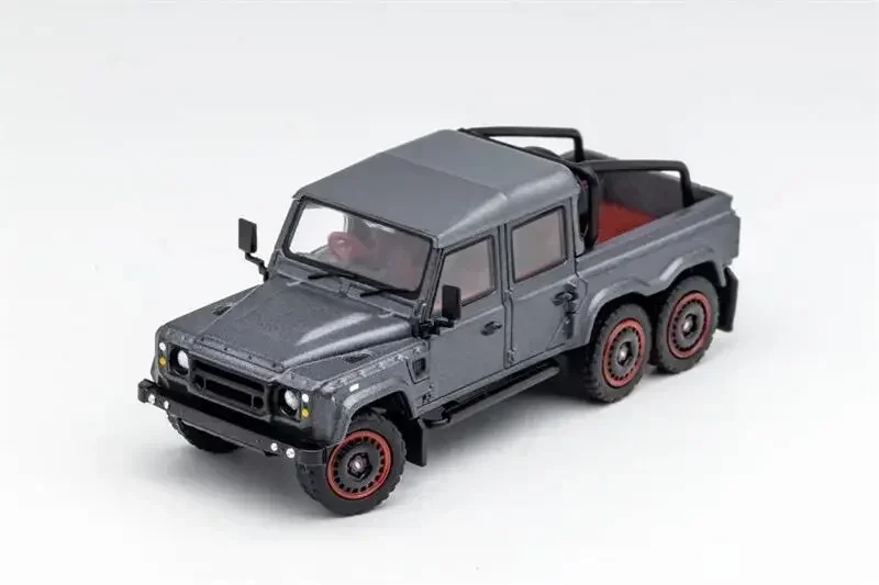 Литая под давлением модель автомобиля GCD 1:64 Land Rover Defender 6x6 Pick up