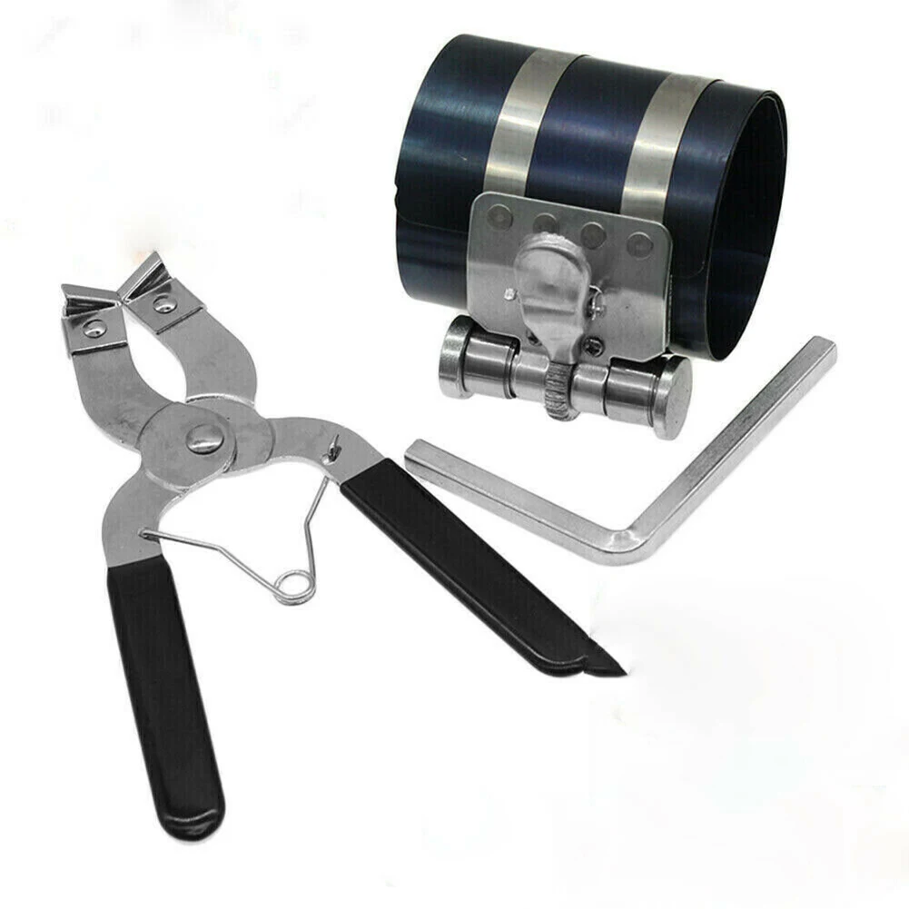 

Brand New DIY Working Ratcheting Type Piston Ring Compressor Pliers Repair