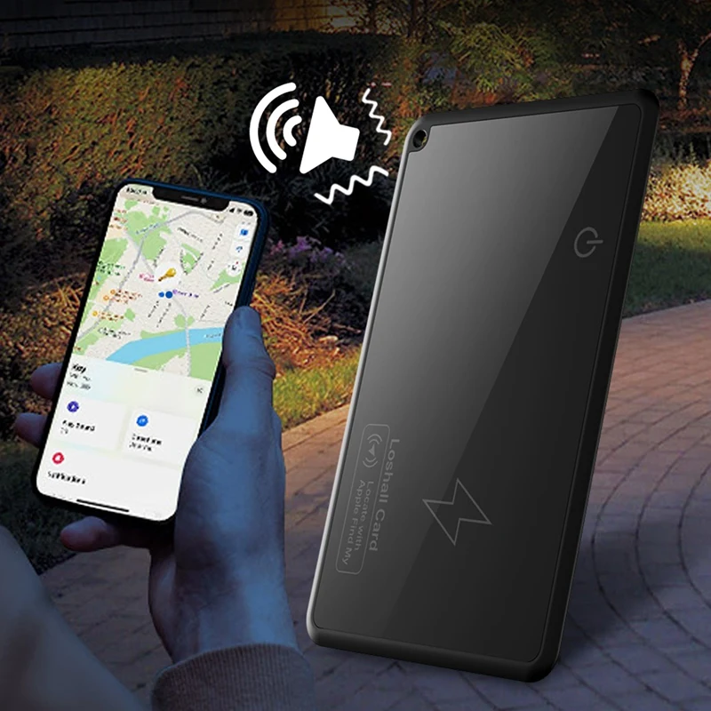 Беспроводная зарядка отслеживание местоположения кошелек трекер карта