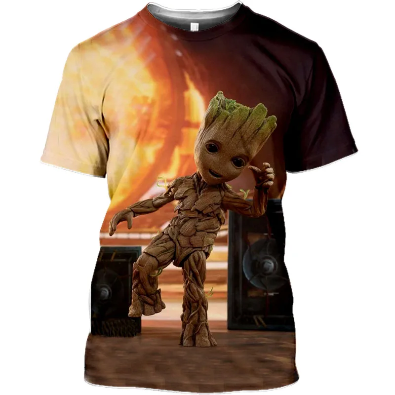 Футболка детская с супергероями из фильма стражи Галактики Топ и футболка 3D