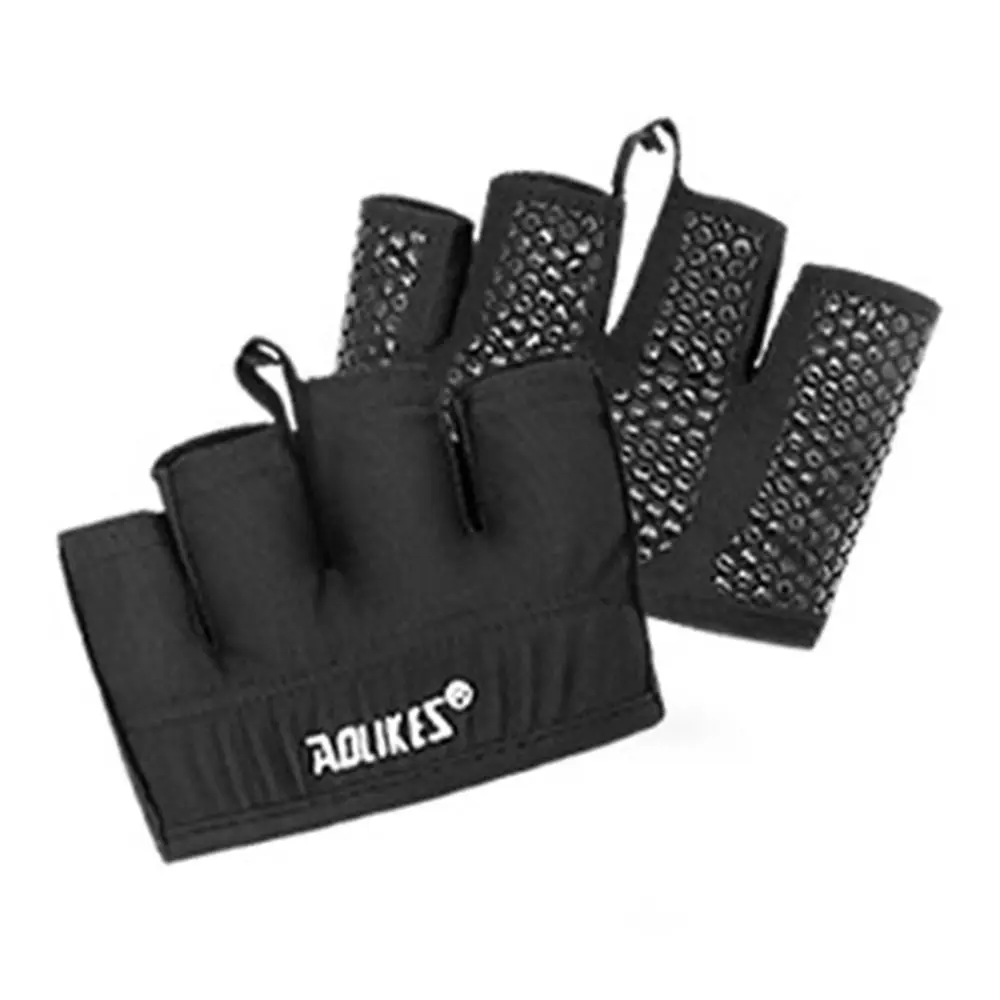 Нескользящие перчатки с открытыми пальцами четыре пальца повышают прочность