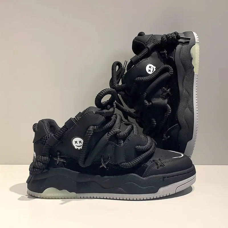 

Дизайнерская обувь для мужчин и женщин, спортивная обувь для скейтборда в том же стиле, обувь на толстой подошве с увеличением