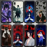 japan anime naruto uchiha sasuke phone case for huawei y6p y8s y8p y5ii y5 y6 2019 p smart prime pro