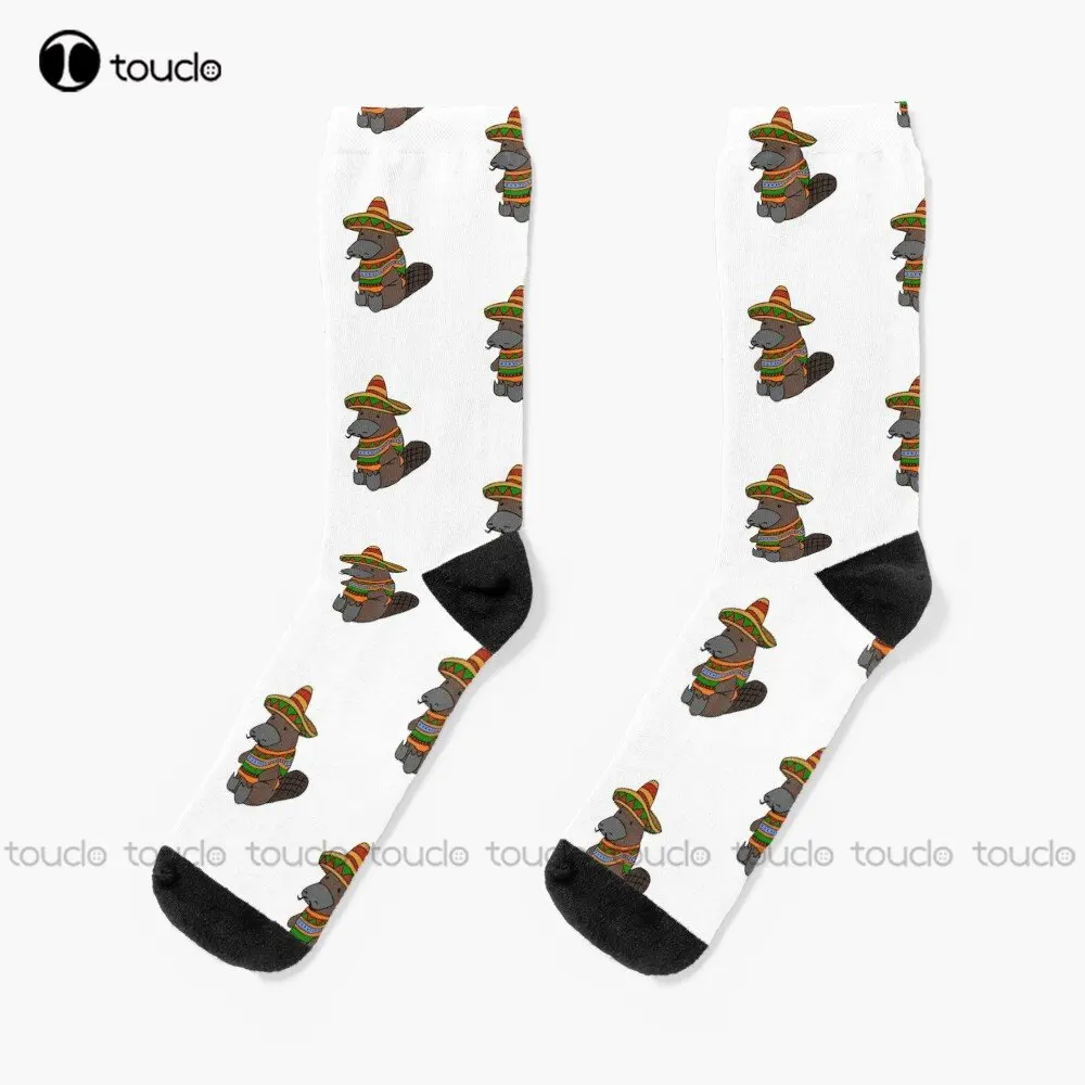 

Носки Пабло платипус, оранжевые носки с цифровым принтом на 360 °, индивидуальные носки унисекс для взрослых и подростков, Молодежные носки, индивидуальный подарок, искусство