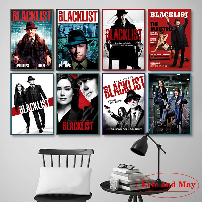 

Скандинавский декор из фильма «черный список», плакат и печать на холсте для украшения дома, художественные настенные картины для спальни