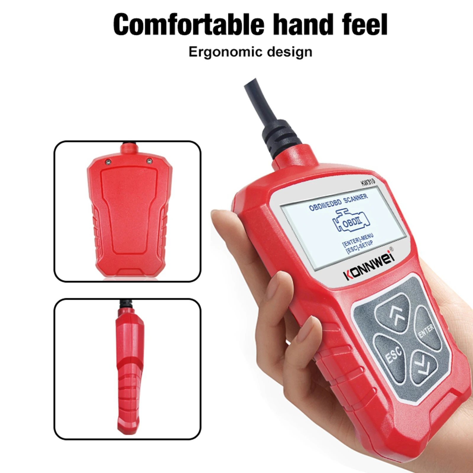 Считыватель кодов профессиональный инструмент для автомобильного двигателя KW310