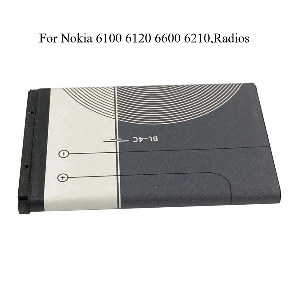 Фото BL4C 3,7 В 890 мАч литий-полимерный аккумулятор для телефона Nokia 6100,6120,6210,6233,6234,6300,6303,6500,6600,E51,E66,Radios,BL-4C №3
