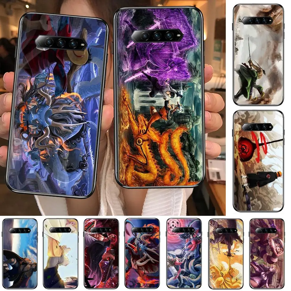 

2022 Naruto One Piece Phone Case For xiaomi redmi Black Shark 4 Pro 2 3 3s Cases Helo Black Cover Silicone Back Prett mini cover