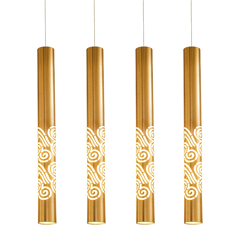 Современная светодиодная подвесная люстра с COB матрицей потолочная лампа