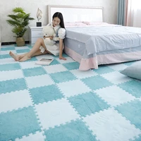 carpet bedroom square splicing floor mat room bedside carpet dirt resistant and good care floor mat area rug for living room