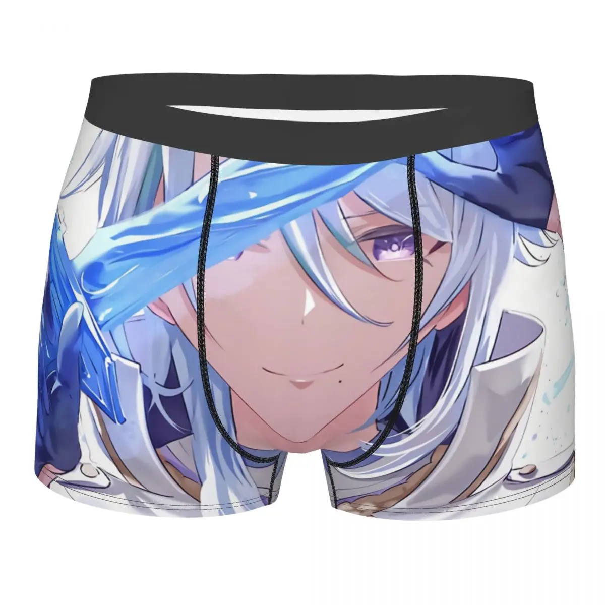 

Kamisato Ayato Men Boxer Briefs Underpants Genshin Impact Game Highly Breathable High Quality Sexy Shorts Gift Idea