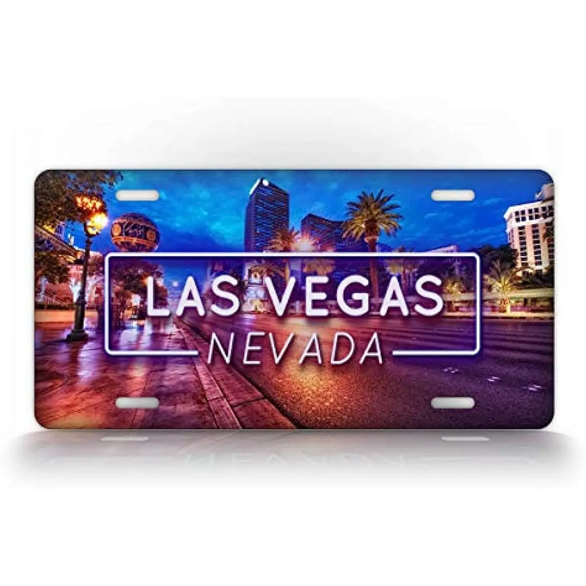 

SignsAndTagsOnline Лас-Вегас Невада номерной знак высокий роллер Вегас NV City Автомобильная бирка-настенное украшение металлический настенный знак
