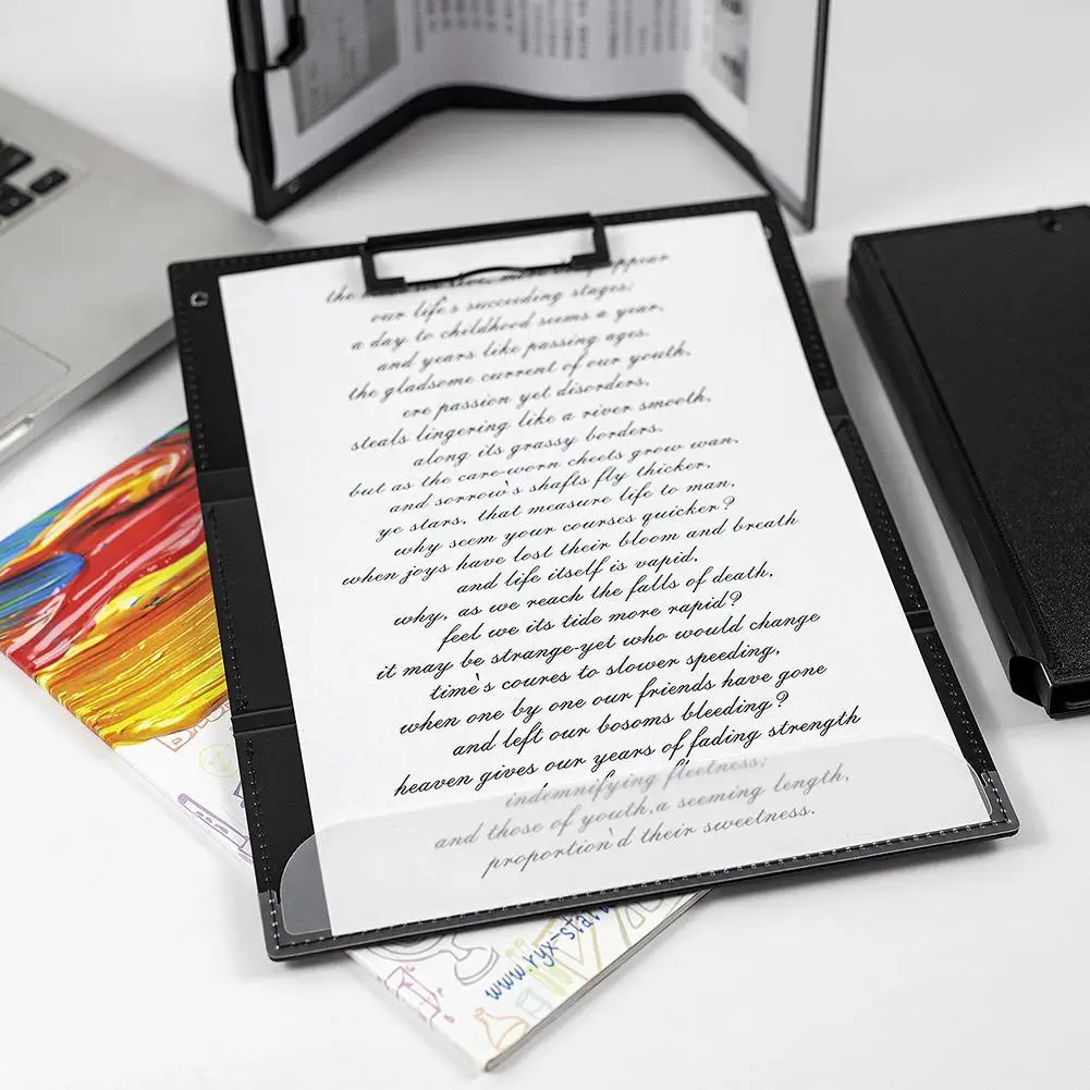 

A4 Aluminium Alloy Clipboard Nursing Edition Folding Nursing Clipboard With Quick Reference Material File Organizer Stationery