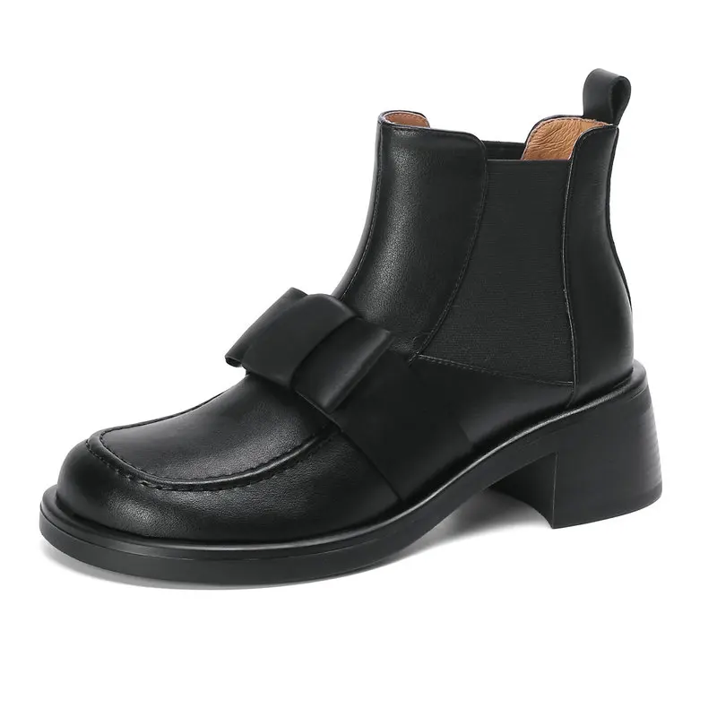 

Женские ботильоны из коровьей кожи, на высоком каблуке, размеры 41, 42, 43