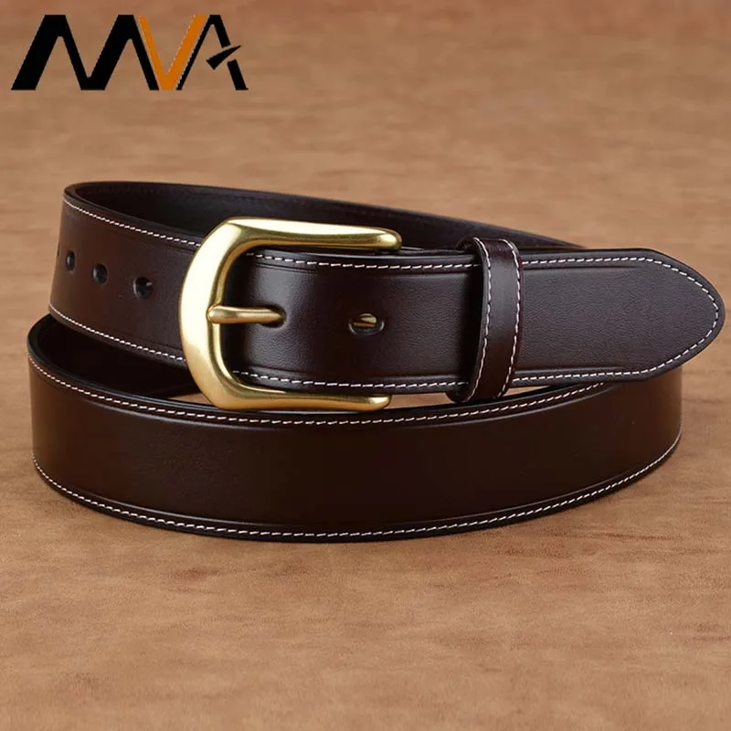 

New Belt Male With Genuine Leather Men's Belt For Jeans Business Casual Waist Belts Men's Pin Buckle Belts Designer Moderate New