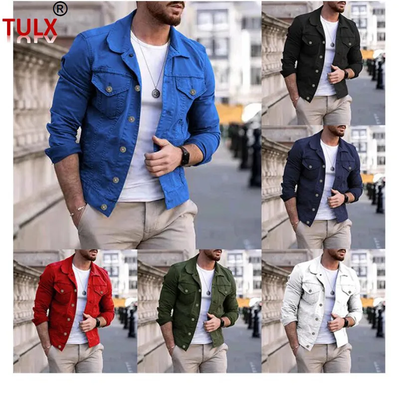 

Куртка мужская однобортная с отложным воротником, на осень/зиму, 8286