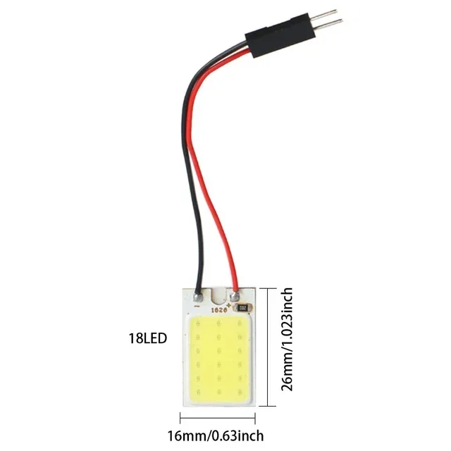 

4 шт. аксессуары для салона автомобиля 18/24/48 SMD T10 4 Вт 12 В COB внутренняя панель автомобиля светодиодные фонари лампа ...