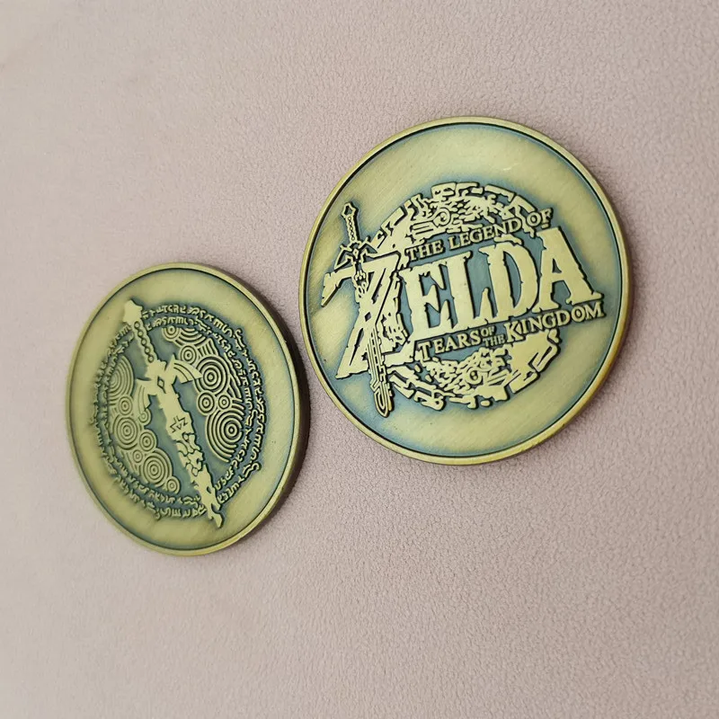 

Реквизит для косплея из игры Зельда «слезы царства», реквизит из золотой монеты, Реплика аксессуаров, сувенирный подарок