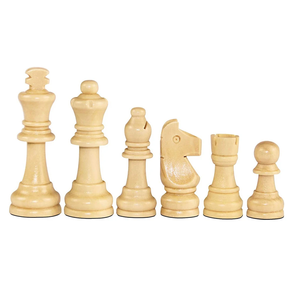 Фото Деревянные шахматные игры Pawns Standard Tournamen Staunton, 32 шт., фигурки, шахматные фигуры, только для шахматной настольной игры №4