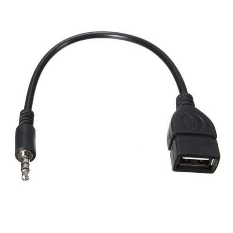 

Кабель со штекером 3,5 мм и разъемом AUX для USB типа A