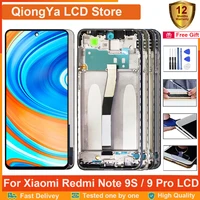 6 67 original display for xiaomi redmi note 9s lcd redmi note 9 pro m2003j6a1g m2003j6b2g lcd touch screen digitizer assembly