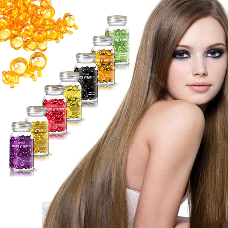 HAIR VITAMIN CAPSULE SMOOTH KERATIN TREATMENT SERUM MASK MOROCCAN OIL REPAIR DAMAGED LOSS ARGAN MOROCCO CARE PRODUCTS ON - Капсулы витаминов для волос, гладкое кератиновое лечение, сыворотка, маска, масло марокканского аргана для восстановления поврежденн