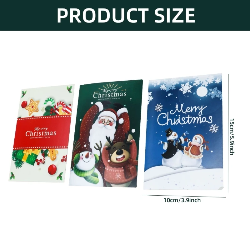 Новый набор рождественских поздравительных открыток к 2024 году с тематическим