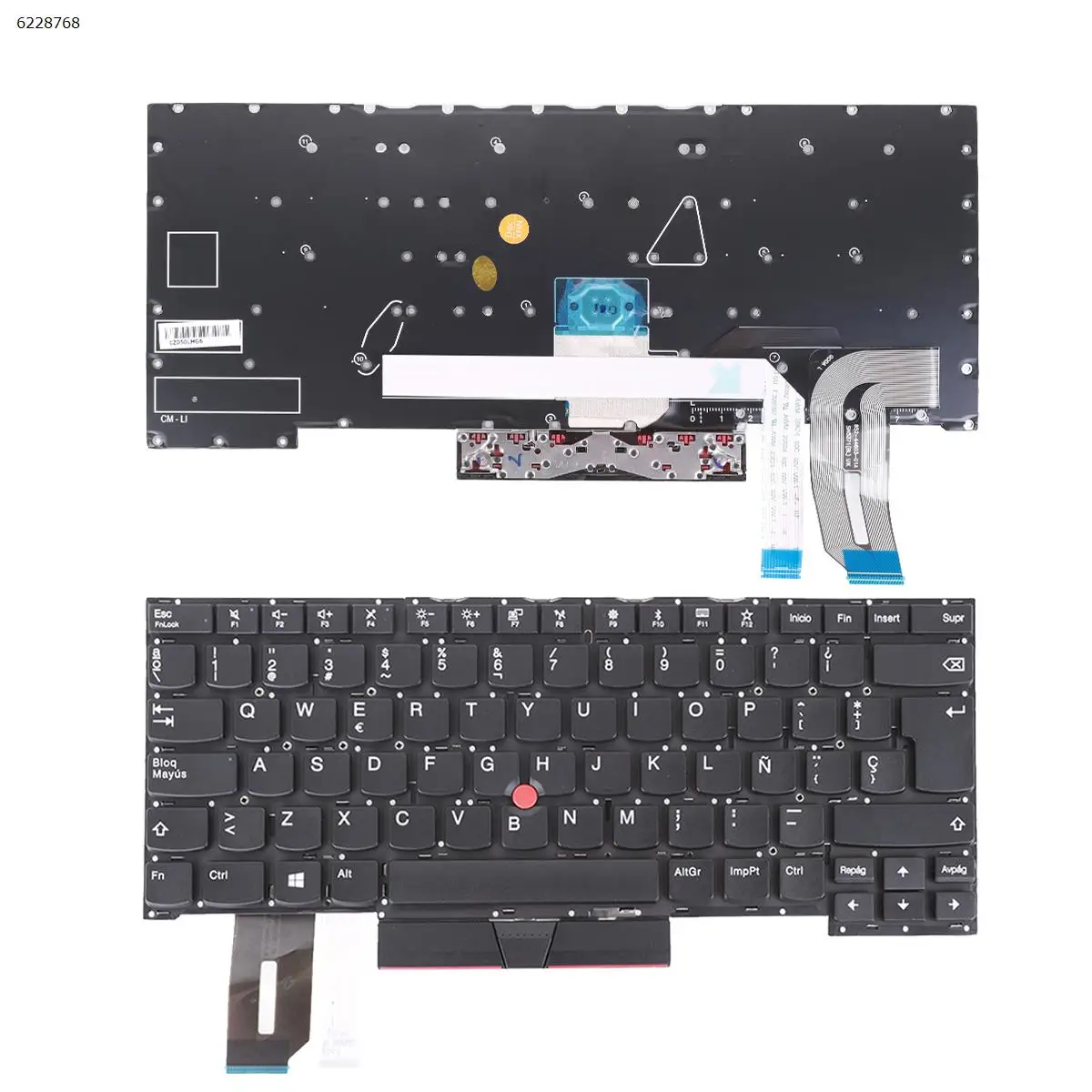 SP Laptop Keyboard for Lenovo T490S T495s X1 Extreme gen 1 2018 X1 Extreme gen 2 2019 Black  with point stick