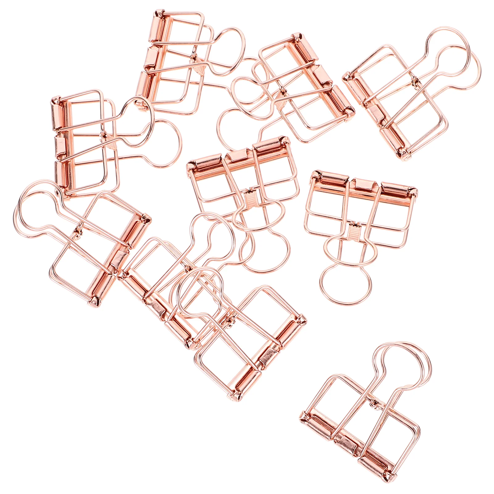 10 шт. металлические зажимы для документов книг винтажные скрепки бумаг из сплава