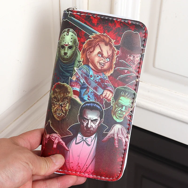 Мультяшный Кошмар перед Рождеством Джек Скеллингтона ПУ кошелек