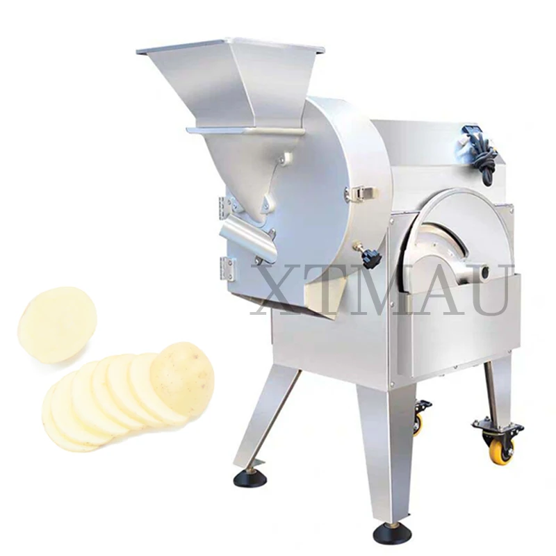 

Commercial Electric Slicer Potato Shredder Stainless Steel Onion Cutter Machine Single Head Vegetable Cutter Machine