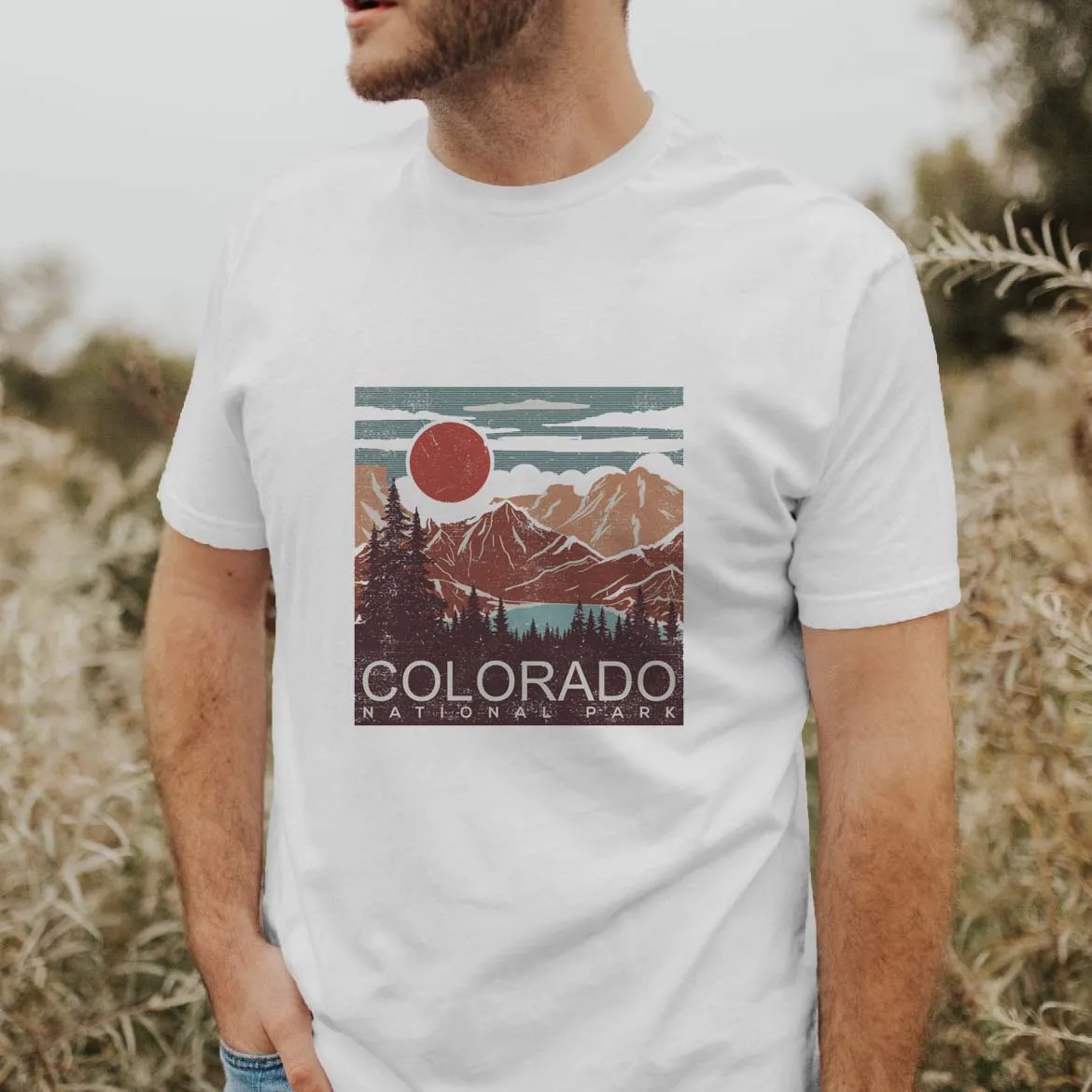 

Printed T-shirt Clothing Men's Fun T-shirt Short Sleeve Casual Style Fashion Cartoon Happy Camping T-shirt Pattern Casual T-shir